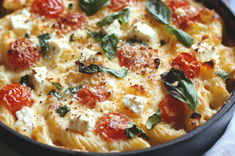 Baked Feta Pasta: A Creamy, Cheesy One-Pan Wonder