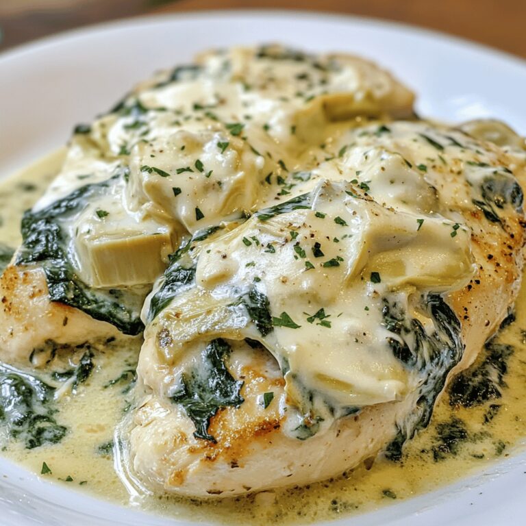 Keto Spinach-Artichoke Chicken Delight