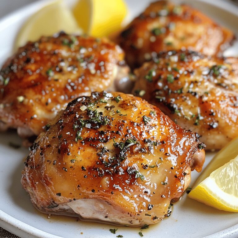 Ultimate 24-Minute Delicious Lemon-Garlic Thighs