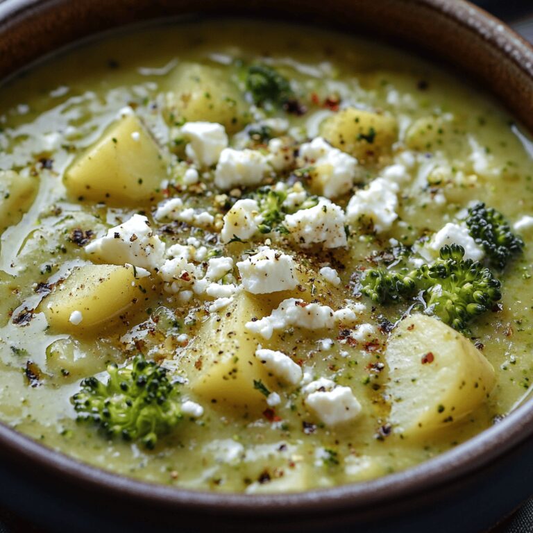 Ultimate Tasty Broccoli Feta Soup