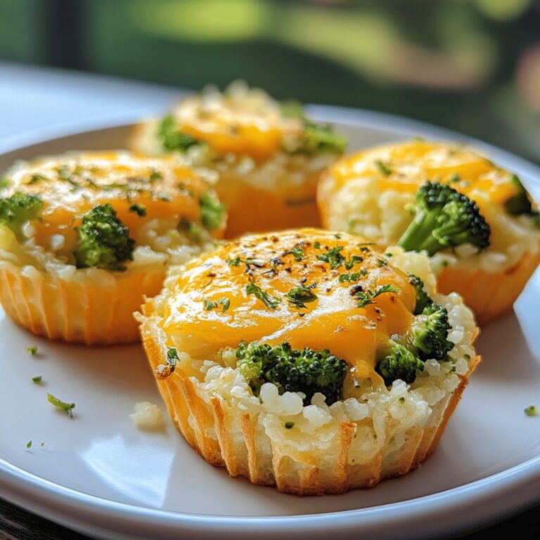 Ultimate Tasty Cheesy Broccoli Cups