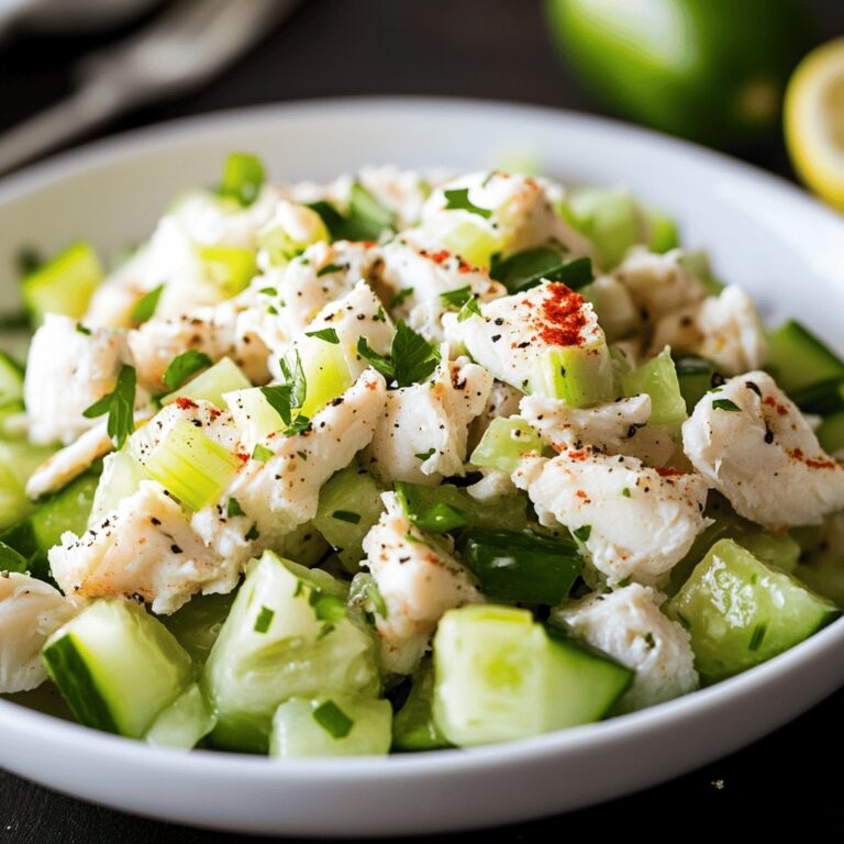 30-Minute Tasty Crab Cucumber Salad