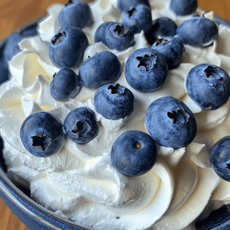 Best No-Churn Blueberry Delight