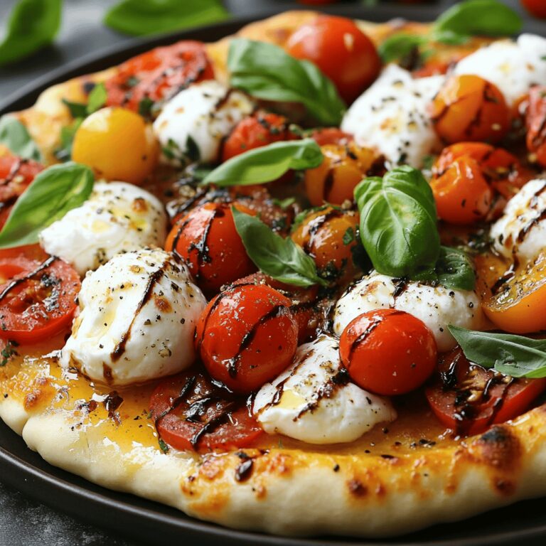 Bruschetta Pizza with Tasty Burrata