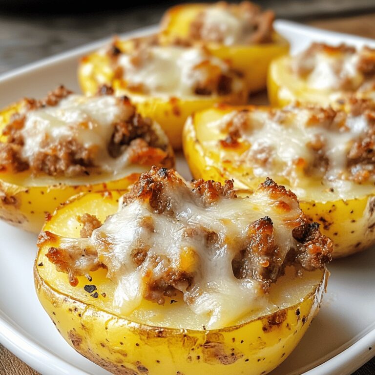 Cheesy 30-Minute Potato Boats