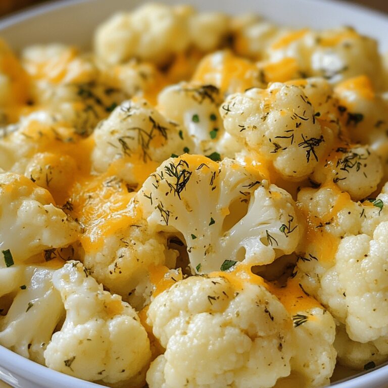 Cheesy Dill Cauliflower Delight