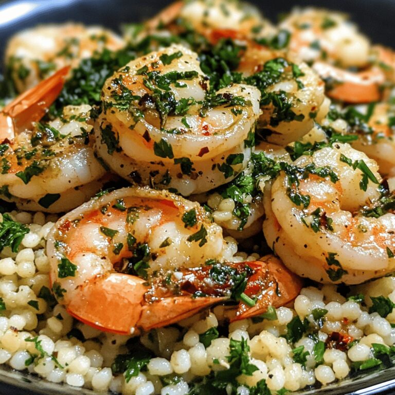 Chimichurri Shrimp Couscous Delight
