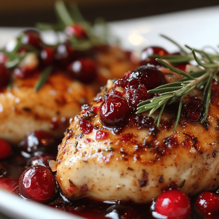 Cranberry Rosemary Chicken Delight