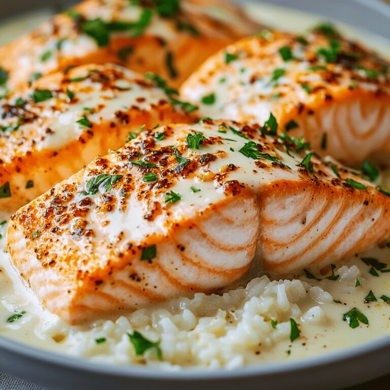 Creamy Garlic Parmesan Salmon Delight