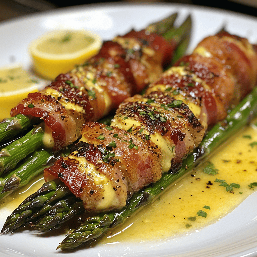 Crispy Bacon-Wrapped Asparagus Bundles