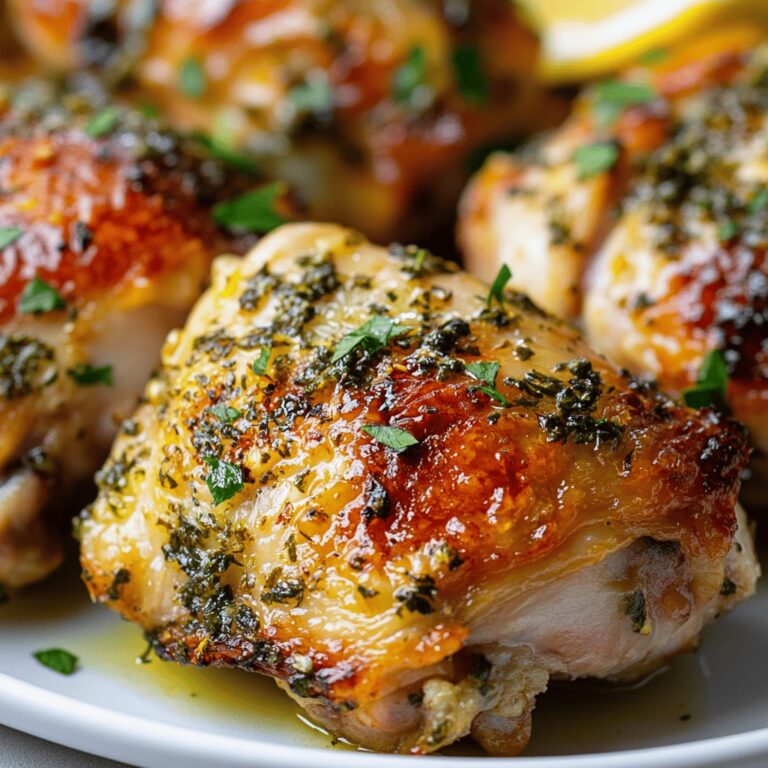Crispy Baked Chicken Thighs