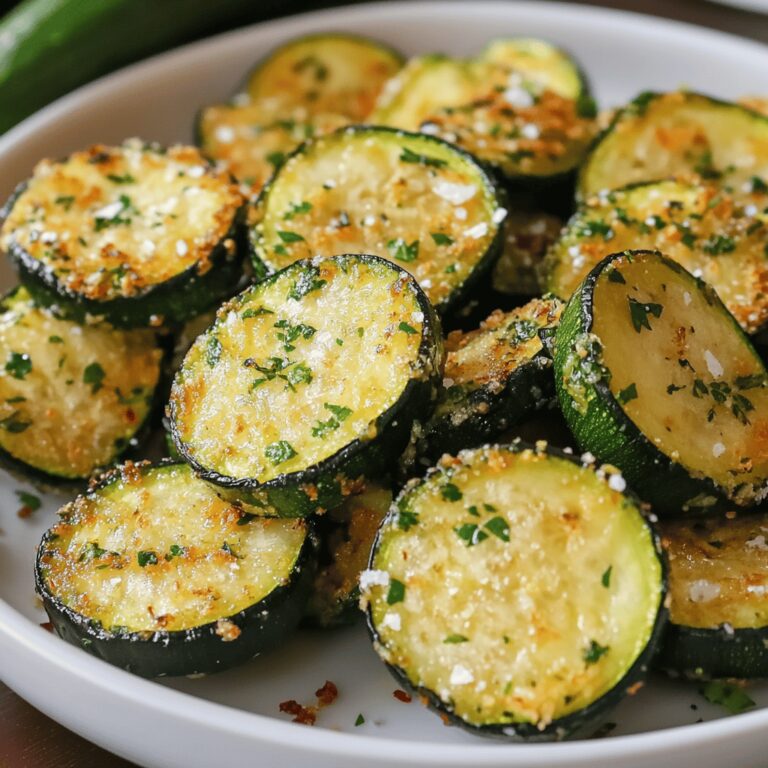 Crispy Garlic Parsley Zucchini Bites