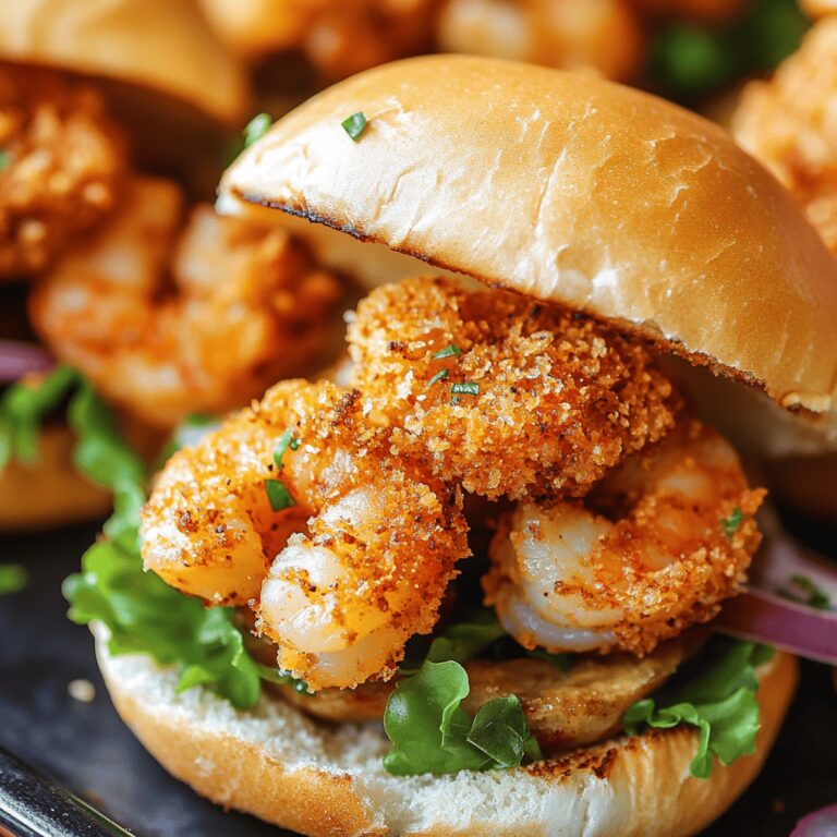 Crispy Spicy Shrimp Sliders