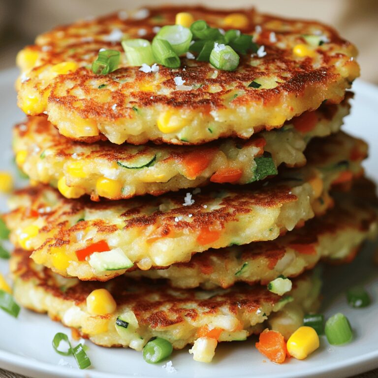 Crispy Veggie Fritters Delight