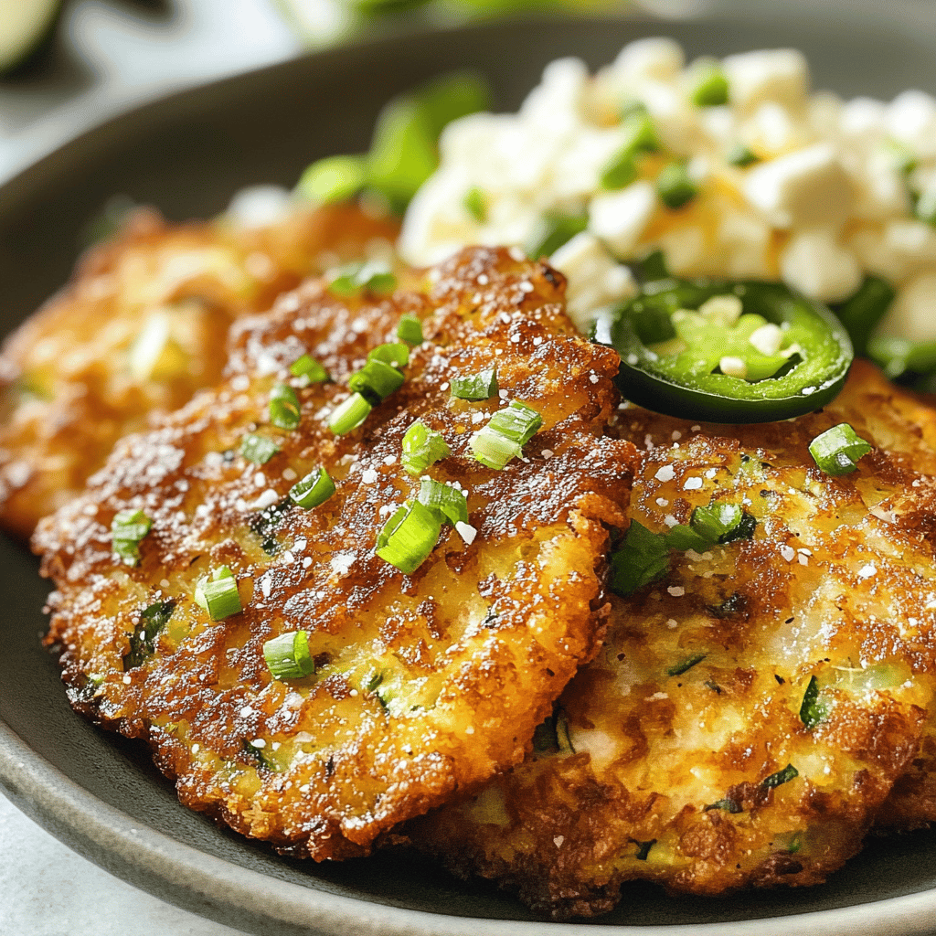 Crispy Zucchini Fritters