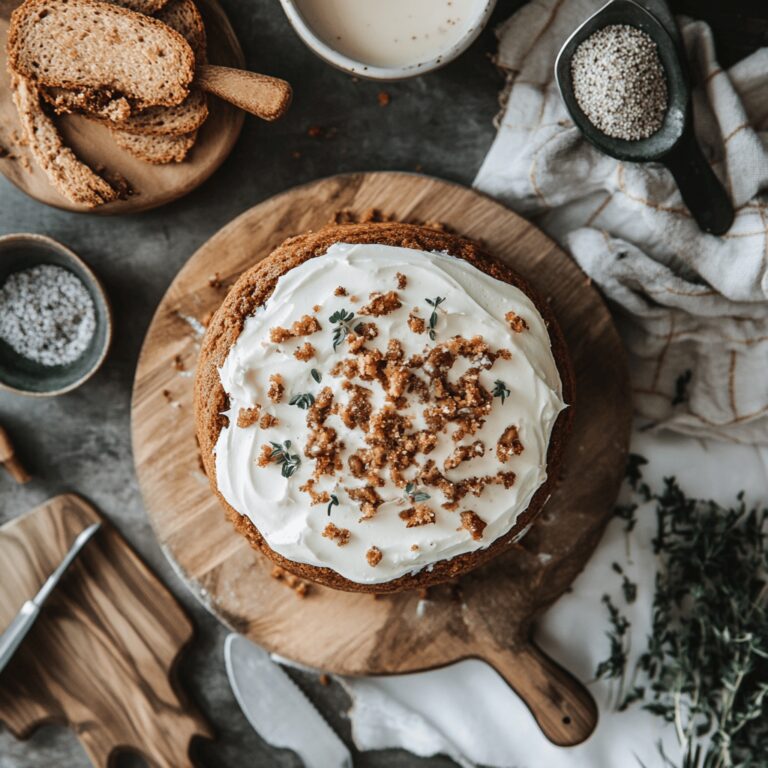 A warm and inviting kitchen scene featuring various carrot cake ingredients and tools spread across a cozy countertop. Freshly grated carrots, bowls of flour and sugar, and baking utensils are artistically arranged, with a softly lit ambiance that enhances the homely feel. The background showcases a modern kitchen design with subtle hints of baking techniques, creating an atmosphere that reflects a friendly and accessible cooking experience.