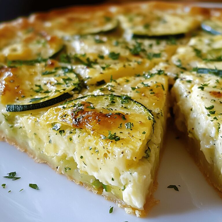 Easy Delicious Zucchini Pie