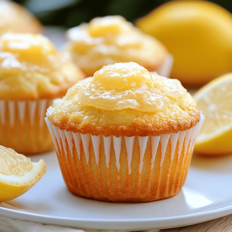 Fluffy Lemon Muffins Delight