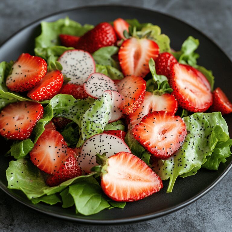Fresh and Tasty Strawberry Salad