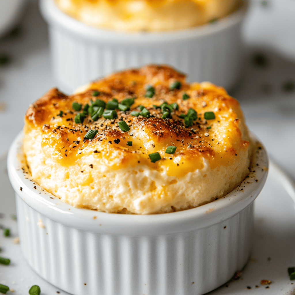 Keto Cheesy 25-Minute Soufflés