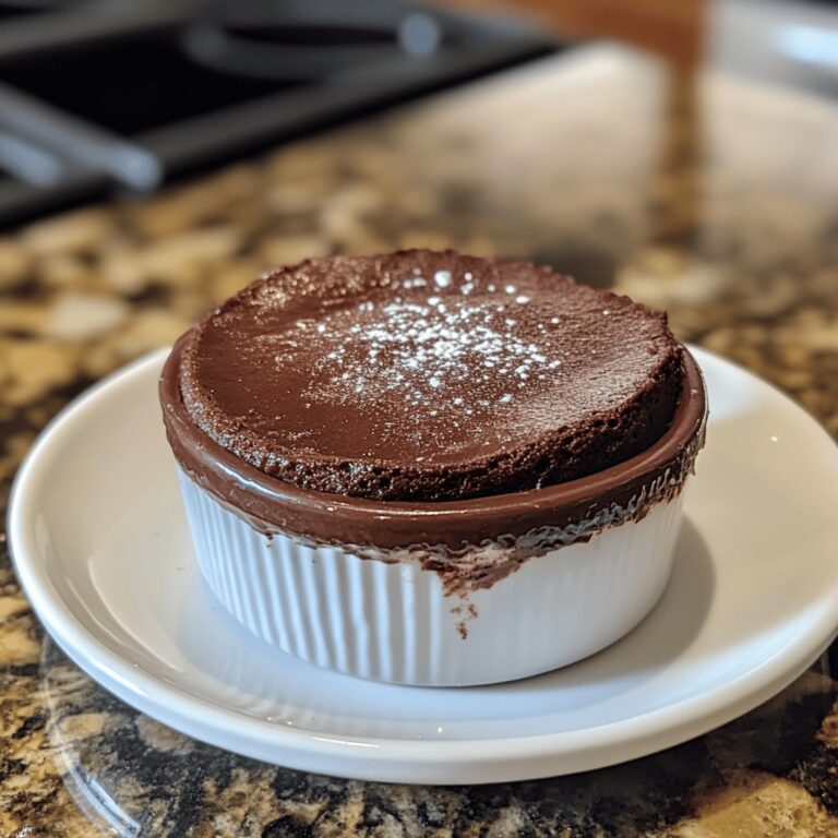 Keto Chocolate Soufflé Delight