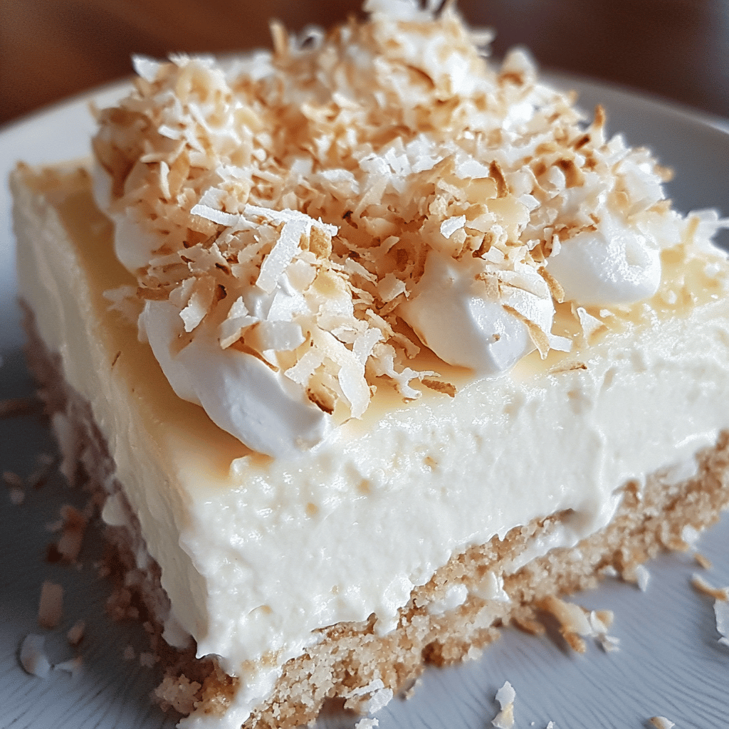 Keto Coconut Cheesecake Delight