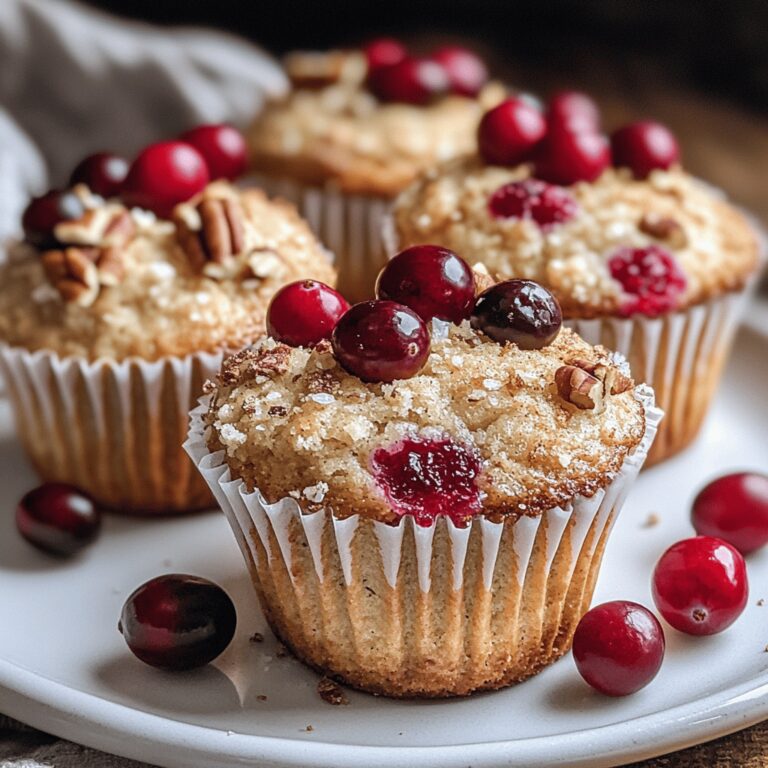 Keto Cranberry Delight Muffins