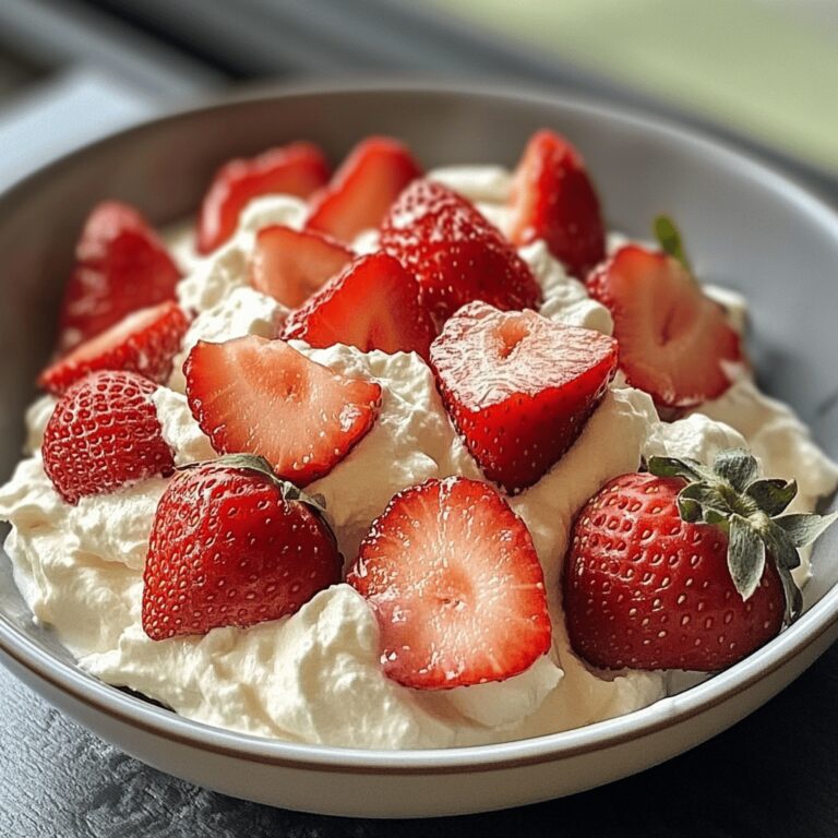 Keto Mascarpone Delight with Strawberries
