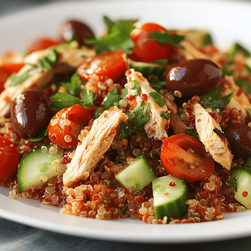 Mediterranean Chicken Quinoa Delight