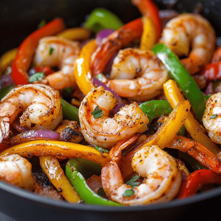 Quick & Tasty Shrimp Fajitas