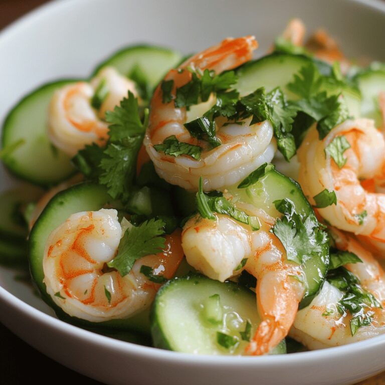 Refreshing Shrimp-Cucumber Delight