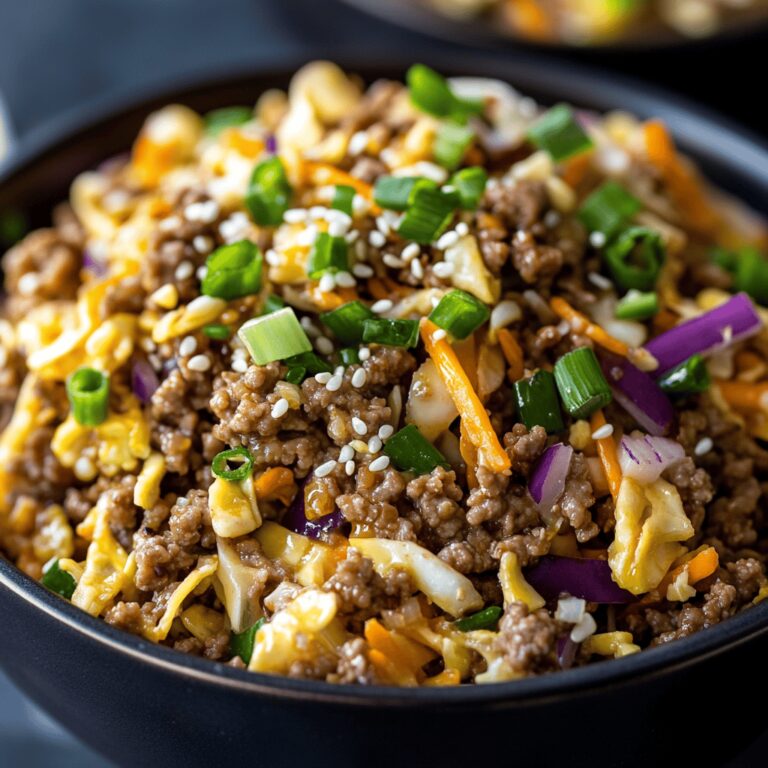 Savory 30-Minute Egg Roll Bowl