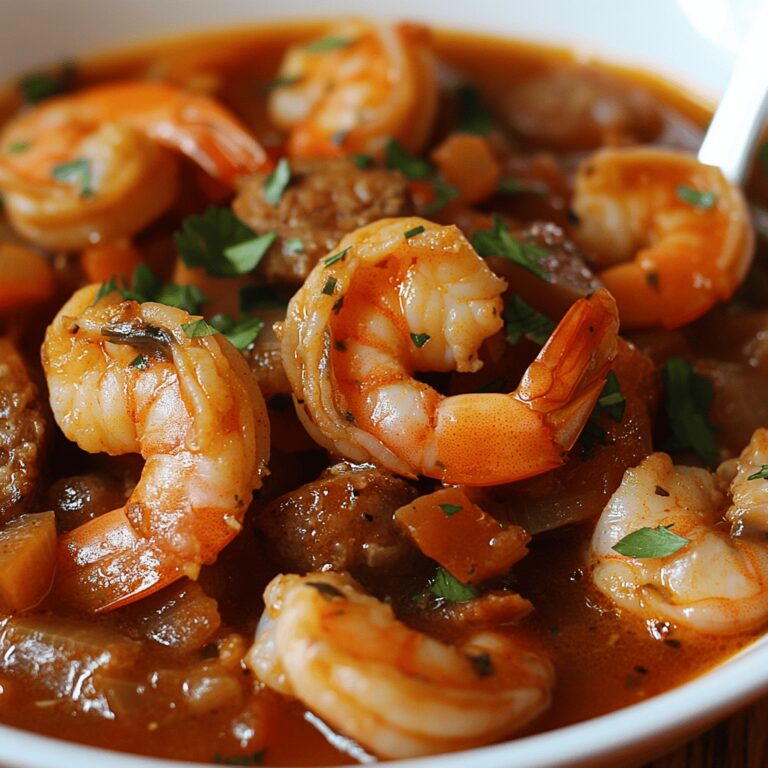 Savory 30-Minute Shrimp and Sausage Stew