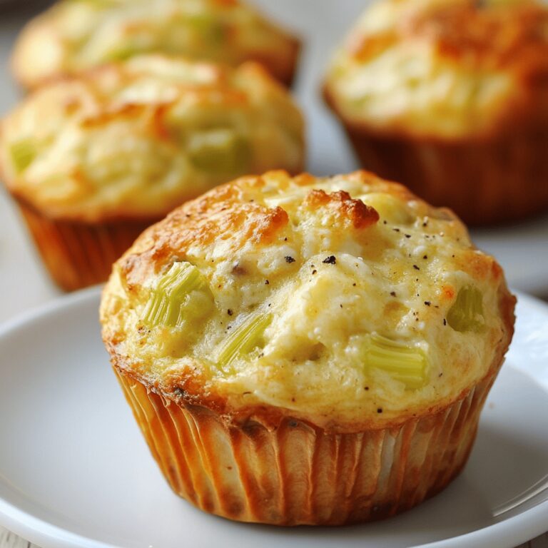 Savory Celery Cheese Muffins Delight