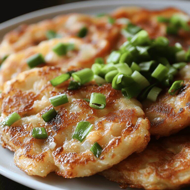 Seafood Green Onion Pancakes Delight