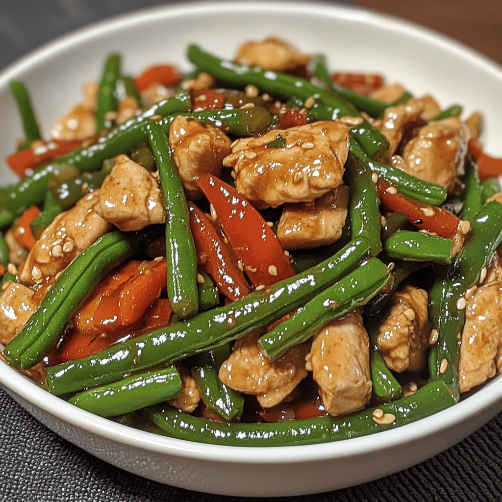String Bean Chicken Stir-Fry