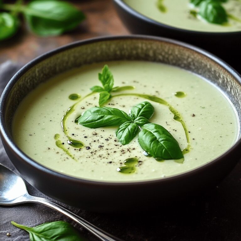 Tasty 10-Minute Creamy Basil Soup