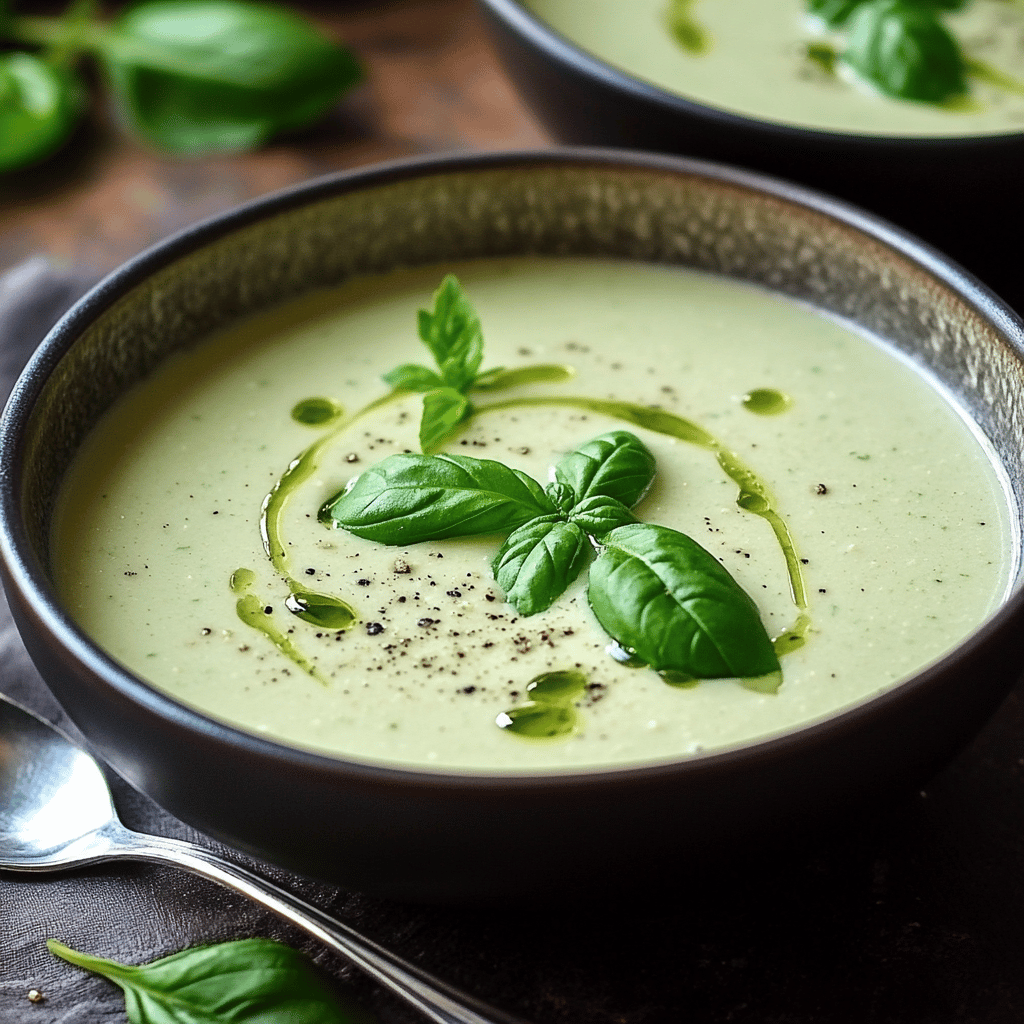 Tasty 10-Minute Creamy Basil Soup