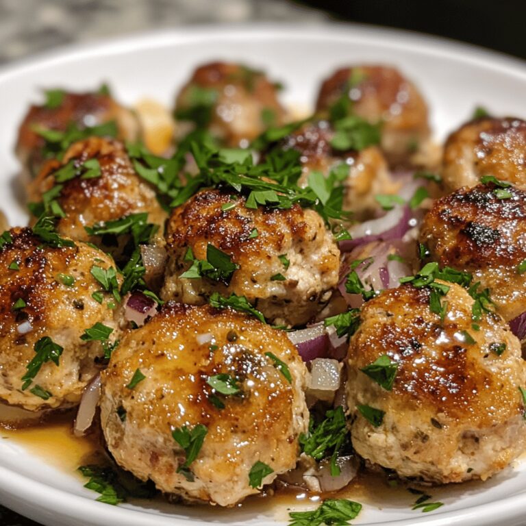 Tasty 30-Minute Mediterranean Chicken Meatballs