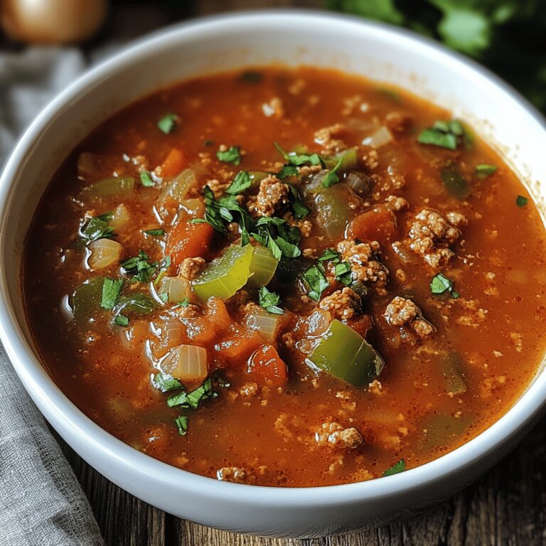 Tasty 30-Minute Stuffed Pepper Soup