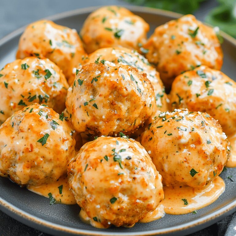Tasty Buffalo Chicken Meatballs