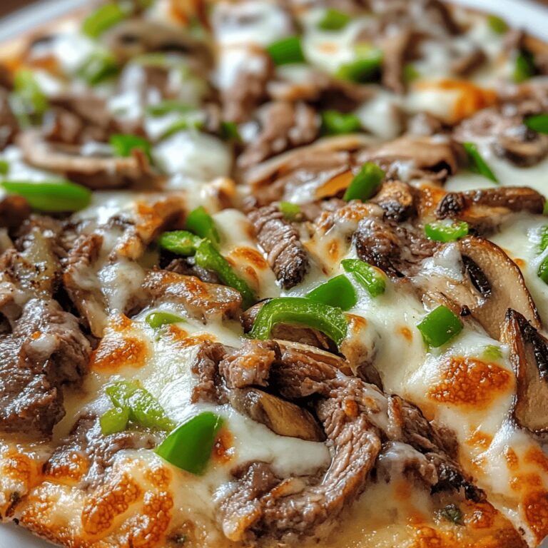 Ultimate Delicious Philly Cheese Steak Pizza