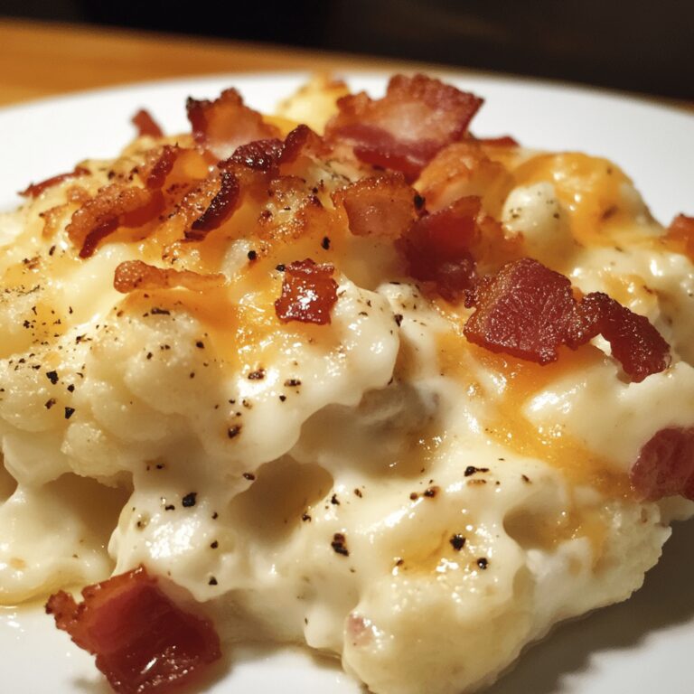Delicious Cheesy Cauliflower Delight